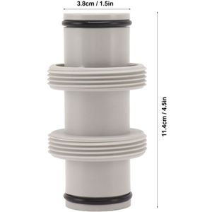 Lot De 2 Adaptateurs Intex 32-38mm - Référence 10722 - Compatible Piscines Et Accessoires