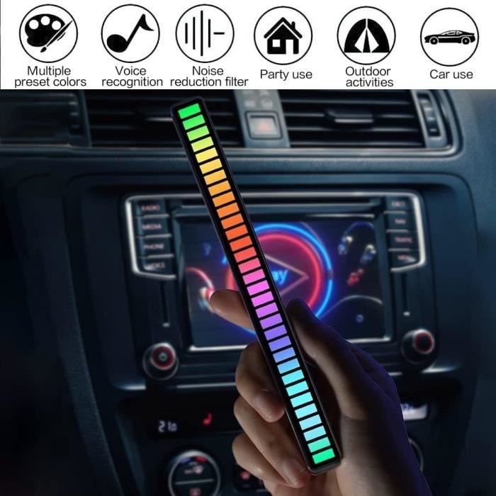 YOSOO Afficheur spectre musical LED RGB 384 Leds 20 effets dynamiques  Indicateur analyser musique - Cdiscount Jeux - Jouets