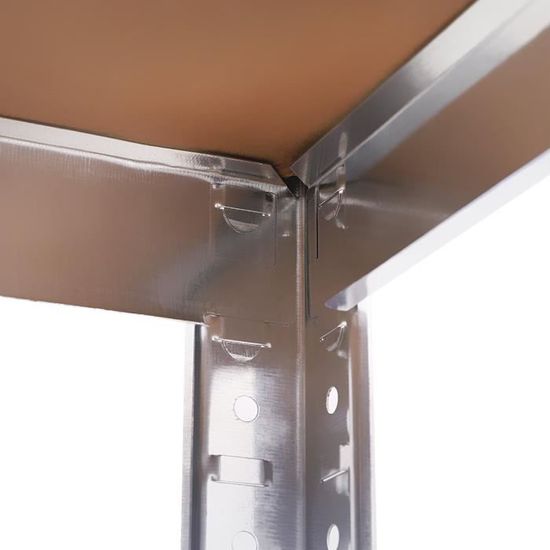 Etagere De Rangement Garage Dimensions 90 X 40 X 180 Cm Etagere Clipsable Charge 875 Kg Metal Galvanise 329 Achat Vente Rangement Etagere Etagere De Rangement Gar 329 Cdiscount