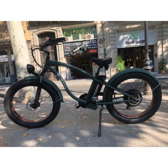 Velo electrique MONSTER 26 GREEN LIMITED Cdiscount Sport