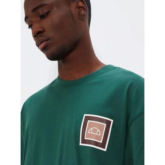 Tee shirt manches courtes Portier tee Ellesse Vert Cdiscount