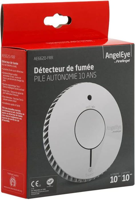 Detecteur De Fumée Siemens Détecteur De Fumée 5TC1292-7 NF Autonomie / Garantie 10 Ans Siemens 88327521 Détecteur Monoxyde De Carbone