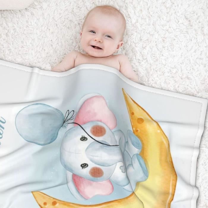 Couverture personnalisée pour bébé, couverture pour bébé