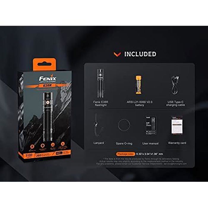 Lampe Torche Fenix E35R 3100 Lumens - Acheter des luminaires