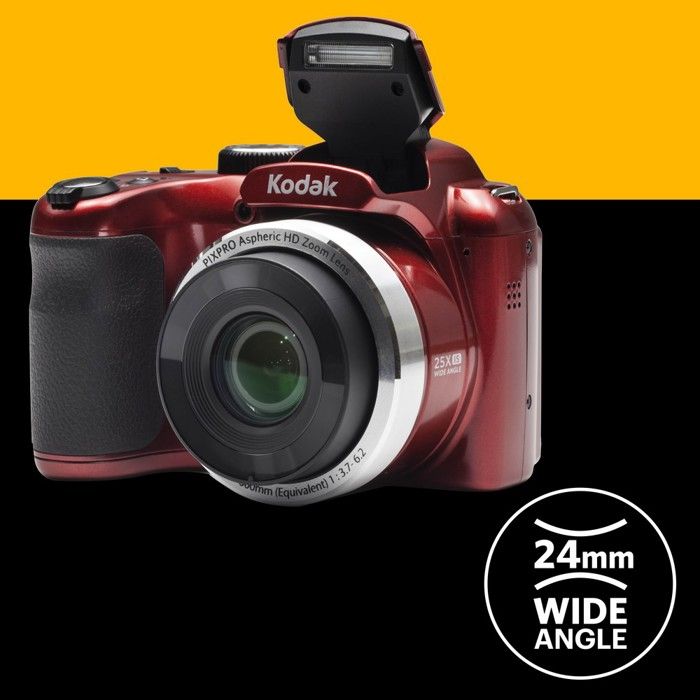 Fotocamera Bridge KODAK Pixpro AZ252 – 16MP, Zoom Ottico 25x, Grandangolo 24mm, Stabilizzazione Ottica E Schermo LCD 3''!