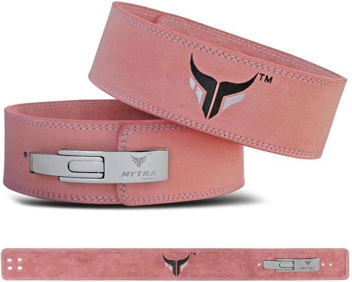 Mytra Fusion Ceinture De Musculation En Cuir Véritable Pour Femme – 7 Mm D’épaisseur, Boucle Rapide, 4 Pouces De Largeur