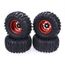 Jante Et Pneu De Roue De Camion 4pcs 120mm Pour Voiture De