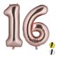 Relaxdays Ballon Chiffre Numero 16 Gonflable Anniversaire Decoration Geant Mariage Fete Helium Air Xxl 85 100 Cm Achat Vente Ballon Decoratif Cdiscount