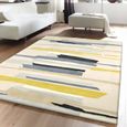 100*160 cm rayure Tapis Salon carpet tapis chambre d’enfant Tapis Shaggy Yoga Moquette Anti-dérapage Absorbant Velours décoration -0