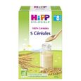 Hipp Bio 100% Céréales 5 Céréales +6m 250g-0