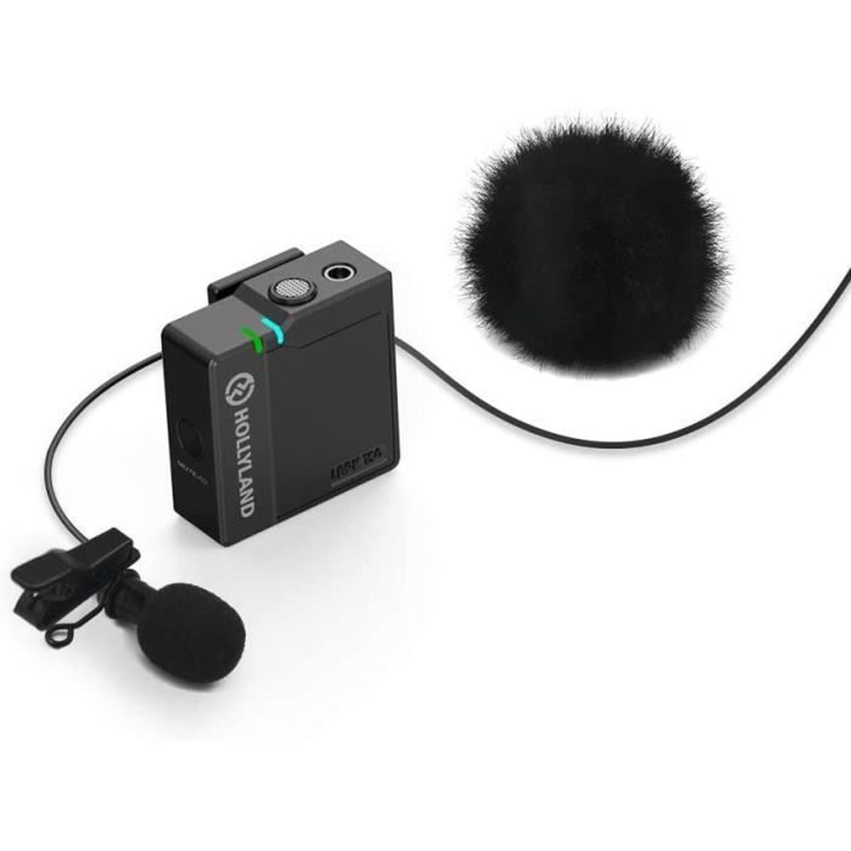 MOMAN Micro HF WMic T1 Microphone Cravate sans Fil UHF Émetteur