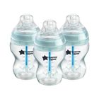 Tommee Tippee Biberons Anti-Colique, Système Ventilation Anti-Colique, 260 ml, Lot de 3