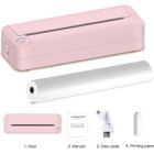 UVERBON Imprimante Thermique A4, Thermique Portable A4 sans fil Bluetooth BT PhotoPridite 210 mm pour Maison Bureau Étude École-rose