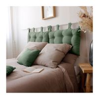 Tête de lit capitonnée - ENJOY HOME - Argile - Bois - 70x45 cm - Vert