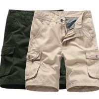 Lot de 2 Cargo Shorts Hommes Bermuda Homme Beach Casual Pantalon couleurs couleurs multiples