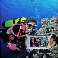 Boitier Housse Caisson Plongée Sous-Marine Etanche à 40m pour iPhone 6plus 6s à 5.5 pouces