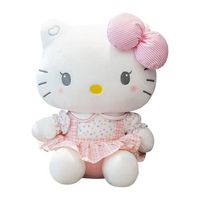 mignon dessin animé Hello Kitty peluche poupée peluche jouets pour enfants filles cadeau d'anniversaire N°1