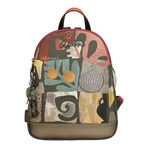 Sac à Dos Anekke Alma Ole M - Multicolore Crème/gris - Neuf - Pour Femme