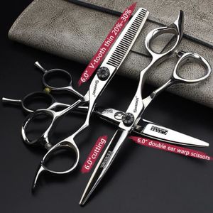 CISEAUX - EFFILEUR Ensemble de ciseaux de coiffure japonais,outils de