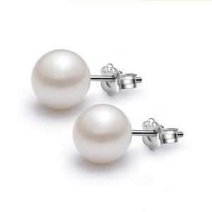 Boucles dOreilles Clou Argent et Perles de Culture 6.5-7 mm Classics Les Poulettes Bijoux