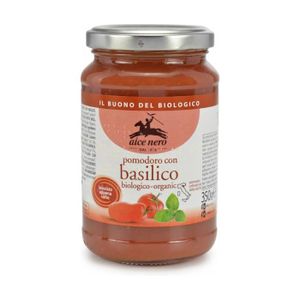 SAUCE CHAUDE ALCE NERO - Sauce tomate au basilic 350 g