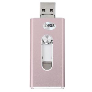 CLÉ USB Clé USB HURRISE 256 Go - Micro USB 3 en 1 - Stocka