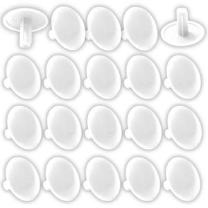 Sourcing Map Lot De 100 Capuchons à Vis En PVC Noir, 6 Mm, Cache-vis à Charnière En PVC - Foto 7