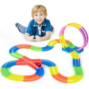 CIRCUIT DREAMADE Circuit Voiture Enfant Lumineux Flexible,