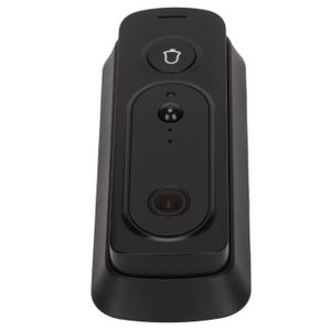 Caméra de Sonnette sans Fil avec écran 4,3 Pouces, Capteur CMOS 2MP, Caméra  de Sonnette Vidéo WiFi avec Détecteur de Mouvement, Vision Nocturne pour