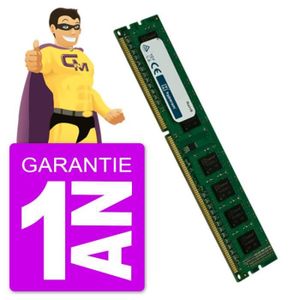 MÉMOIRE RAM 4Go RAM DDR3 PC3-12800U HYPERTEC HYU31651284GBOE D