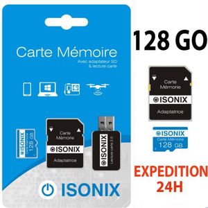 CARTE MÉMOIRE Cartes Mémoire Micro sd 128 GO micro SDXC/SDHC Cla