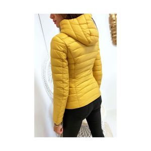 Doudoune femme moutarde Cdiscount