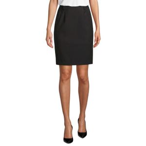 Jupe noire droite genoux outlet