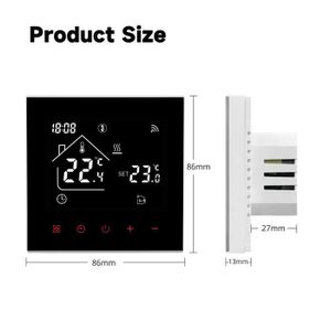 THERMOSTAT D'AMBIANCE Thermostat sans fil Thermostat intelligent compati