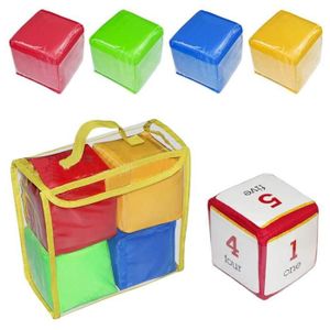 JEU D'APPRENTISSAGE SALALIS Jouets d'apprentissage de dés mous pour enfants Enfants doux dés jouets d'apprentissage bébé Cube jouets jeux activite