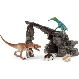 FIGURINE - PERSONNAGE Figurine Kit de dinosaures avec grotte - SCHLEICH - 41461 - Extérieur - Mixte - Enfant