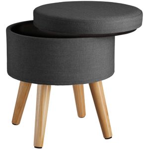 Repose-pieds rond en bois Petit tabouret nordique pour la maison l'entrée la chambre à coucher 28 x 28 x 25 cm le salon Repose-pieds rond en bois Petit tabouret nordique pour la maison l'entrée la chambre à coucher 28 x 28 x 25 cm le salon