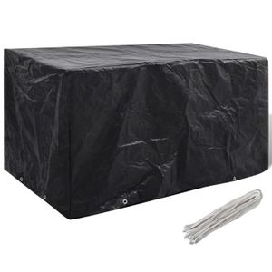 Housse De Protection Salon De Jardin - Imperméable 420D, Coupe-vent, 180x100x100cm, Pour Canapé Extérieur