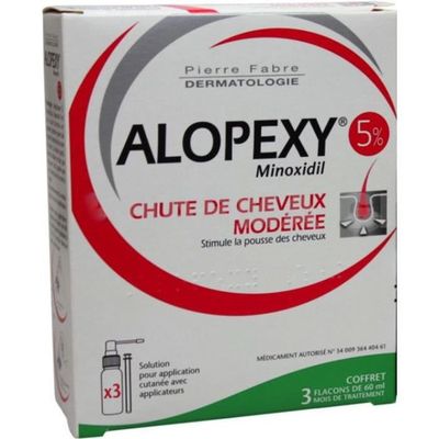 Human hykleri lække PIERRE FABRE Alopexy 5% Minoxidil Chute de Cheveux Modérée - 3 Flacons de  60 ml - Cdiscount Au quotidien