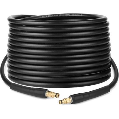 Tuyau Haute Pression 15 M Compatible Karcher - Pression Max 160 Bars - Raccord M22-14 - Pour Nettoyage Jardin, Canalisations