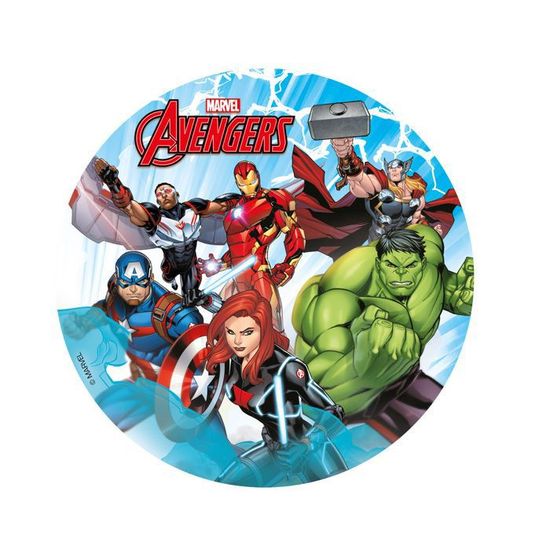 Lot de 4 bougies d'anniversaire Marvel Avengers – 3,6 x 4,3 cm et 9,4 x 5,6 cm – Décorations de gâteaux multicolores pour anniversaires d'enfants et fêtes