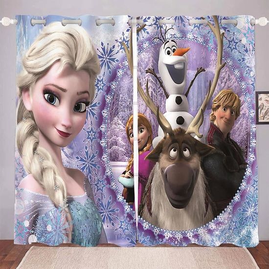 Décoration Comestible Pour Gâteau Elsa Et Anna Frozen – Prédécoupée Sur Papier Alimentaire