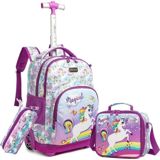 Sac a dos roulette fille licorne hotsell