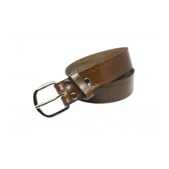 CEINTURE GRANDE TAILLE EN CUIR 120CM HOMME FEMME 03 Marron Cdiscount Pret a Porter