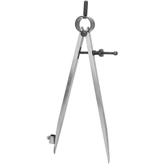 Compas Menuisier 300mm - Compas Métal Avec Fixation Crayon - Pour Travail Du Bois, Dessin Précision