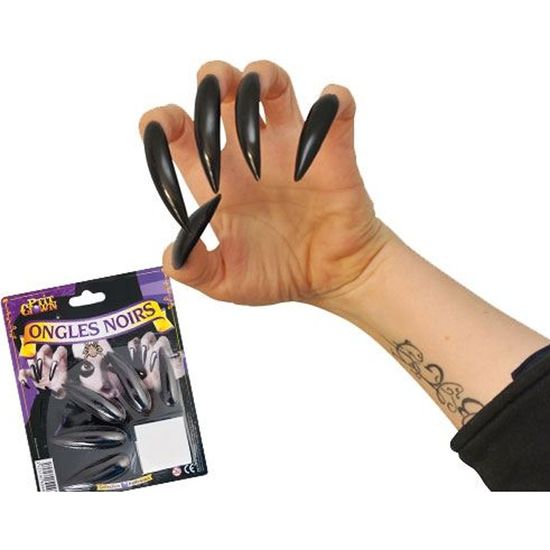 Effrayant Femme Sorcière Gants avec long rouge paillettes ongles Halloween Costume Effrayant Femme Sorcière Gants avec long rouge paillettes ongles Halloween Costume