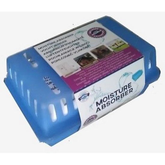 GROS SUPER ABSORBEUR ABSORBE HUMIDITE AIR 2 RECHARGES 1.8KG DESHUMIDIFICATEUR