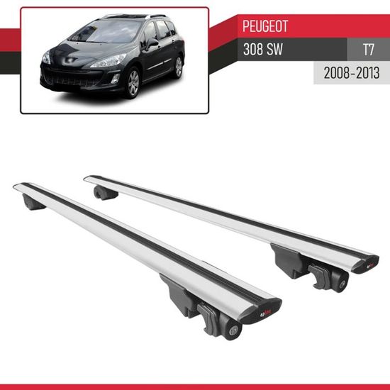Apline Barres De Toit Pour Peugeot Rifter 2019-2022 - 2 Barres Aluminium Gris, Porte-Bagages, ACE-1