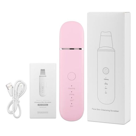 Appareil De Massage Ultrason Peau - Vibreur à Menton V Face Beauty Meter - Blanc