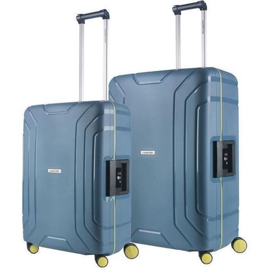 Valise Rigide GYL Polycarbonate - Set 2 Tailles (M 55cm/35L Et L 75cm/100L) Avec Cadenas TSA - 1